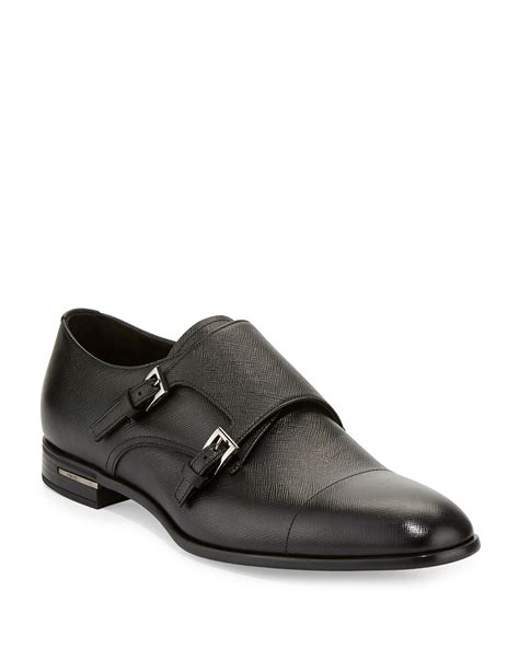 prada monk strap|Prada Men's Brushed Leather Double.